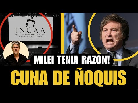 💥SE CAE LA MENTIRA DEL INCAA💥MILEI TENIA RAZON SOLO ES UN KIOSCO PARA MANTERNER MILITANCIA POLITICA💥